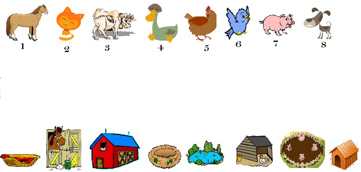 Где живут домашние животные картинки для детей дошкольного возраста