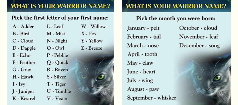 Warrior Cats имена. Коты Воители Генератор имен. Warrior Cats names. Your Warrior Cat name.