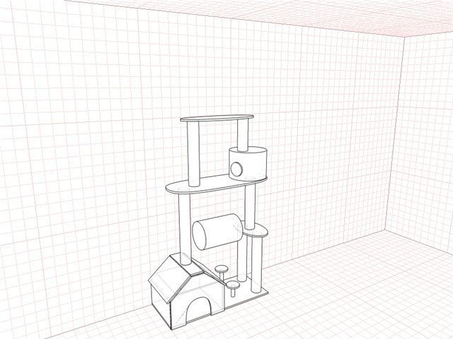 Лазалка для кошек своими руками чертежи