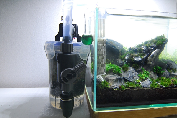 Как установить фильтр в нано аквариум