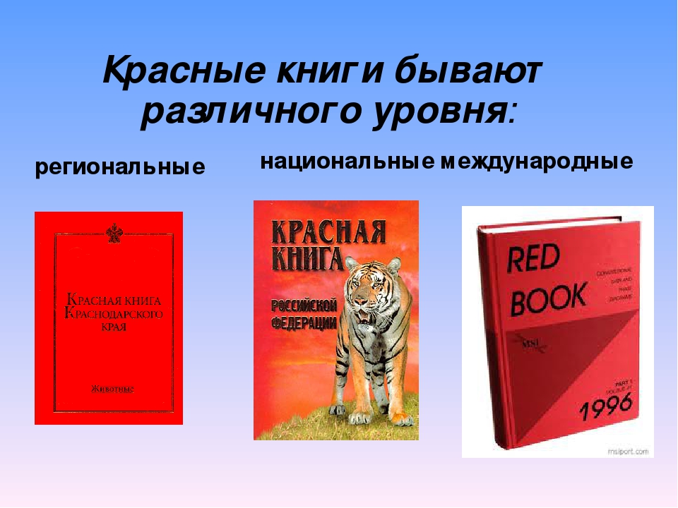 Красная книга о том. Красные книги бывают. Международная красная книга. Какие бывают красные книги. Разновидности красных книг.