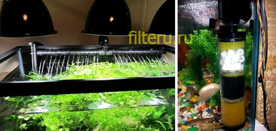 Как установить фильтр в аквариум правильно