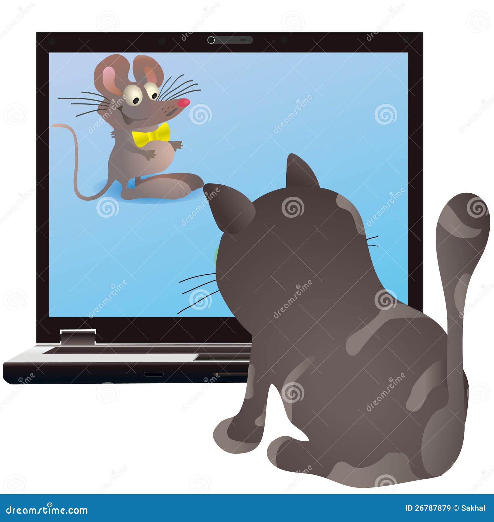 Мышка бегает по экрану игра для кошек