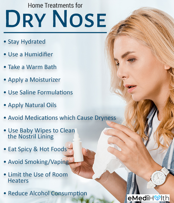 at-home remedies for dry nose